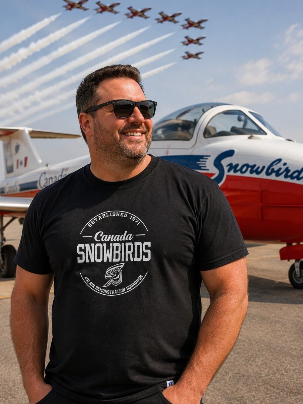 Men's Canada Snowbirds T-shirt - Size Extra Large